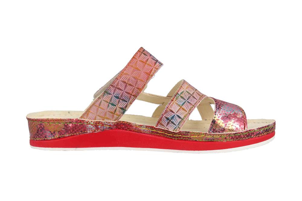 Laura Vita Pantoletten in Übergrößen Mehrfarbig BRUEL 05 Fushia große Damenschuhe Begrenztes Angebot