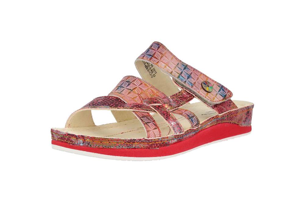 Laura Vita Pantoletten in Übergrößen Mehrfarbig BRUEL 05 Fushia große Damenschuhe Begrenztes Angebot