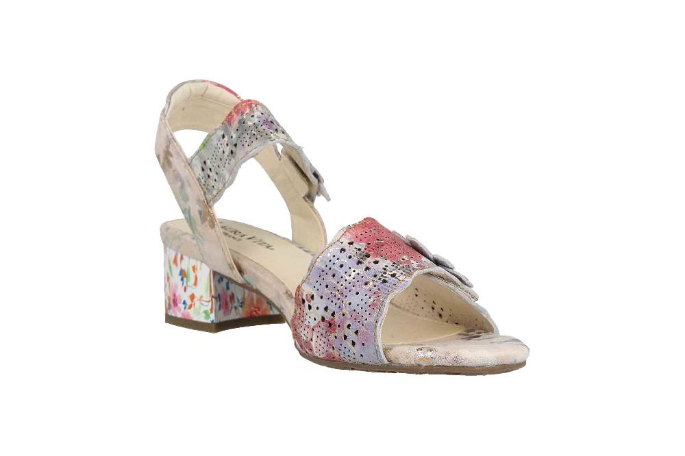 Laura Vita Sandaletten in Übergrößen Mehrfarbig HUCBIO 05 Gris große Damenschuhe Cyber Monday