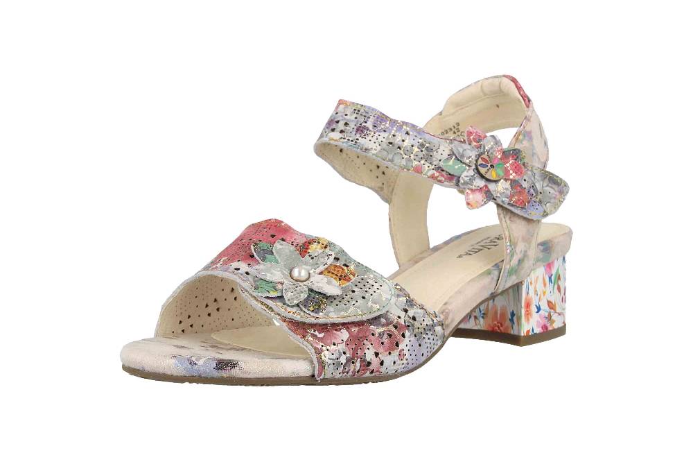 Laura Vita Sandaletten in Übergrößen Mehrfarbig HUCBIO 05 Gris große Damenschuhe Cyber Monday