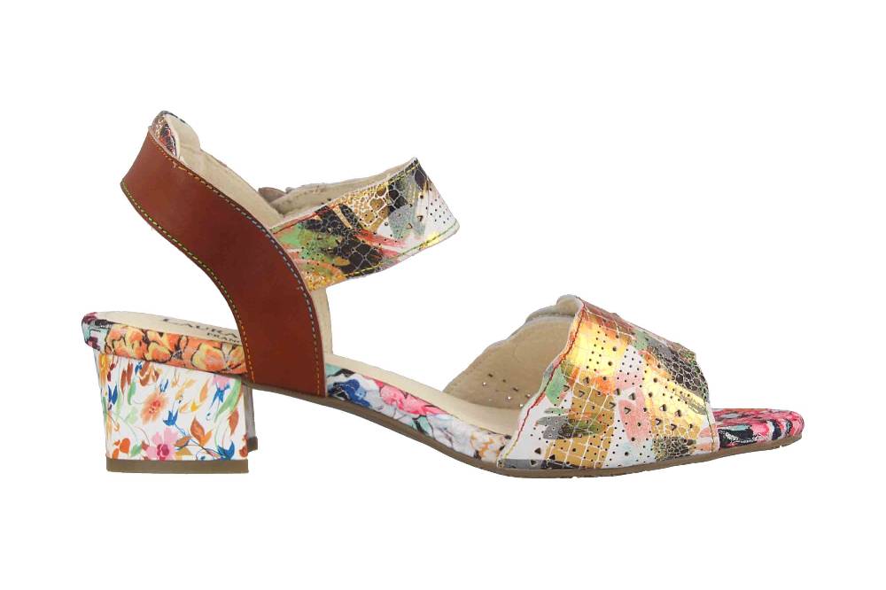 Laura Vita Sandaletten in Übergrößen Mehrfarbig HUCBIO 05 Ambre große Damenschuhe Weihnachtsangebot