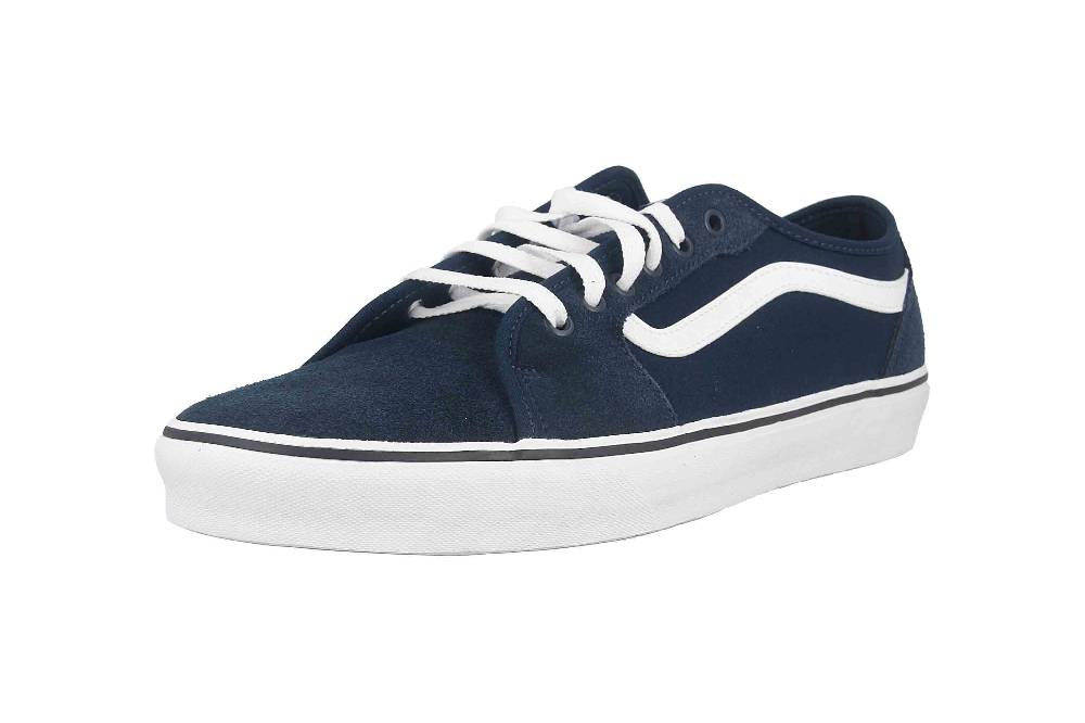VANS MN Filmore Decon (SUEDE/CANVAS) DRS BL/WHT Sneaker in Übergrößen Blau VN0A3WKZ5M51 große Herrenschuhe Vatertagsangebot