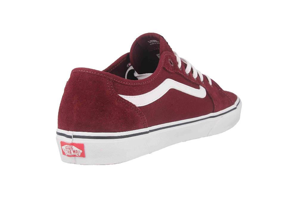 VANS MN Filmore Decon SUEDE/CANVAS (SUEDE/CANVAS)PRT RYL/WHT Sneaker in Übergrößen Rot VN0A3WKZ5LN1 große Herrenschuhe Valentinstagsangebot