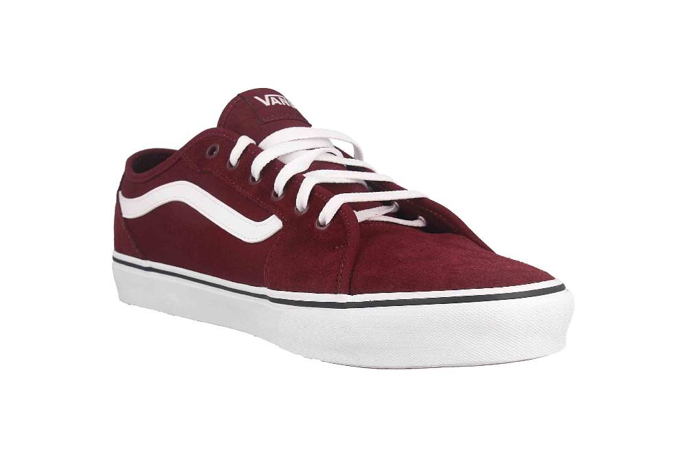 VANS MN Filmore Decon SUEDE/CANVAS (SUEDE/CANVAS)PRT RYL/WHT Sneaker in Übergrößen Rot VN0A3WKZ5LN1 große Herrenschuhe Valentinstagsangebot