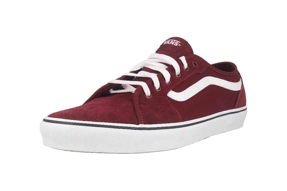 VANS MN Filmore Decon SUEDE/CANVAS (SUEDE/CANVAS)PRT RYL/WHT Sneaker in Übergrößen Rot VN0A3WKZ5LN1 große Herrenschuhe Valentinstagsangebot