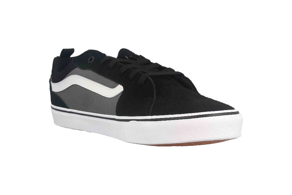 VANS MN Filmore SUEDE/CANVAS (SUEDE CANVAS) BLACK/PEWT Sneaker in Übergrößen Mehrfarbig VN0A3MTJT2J1 große Herrenschuhe Jubiläumsangebot
