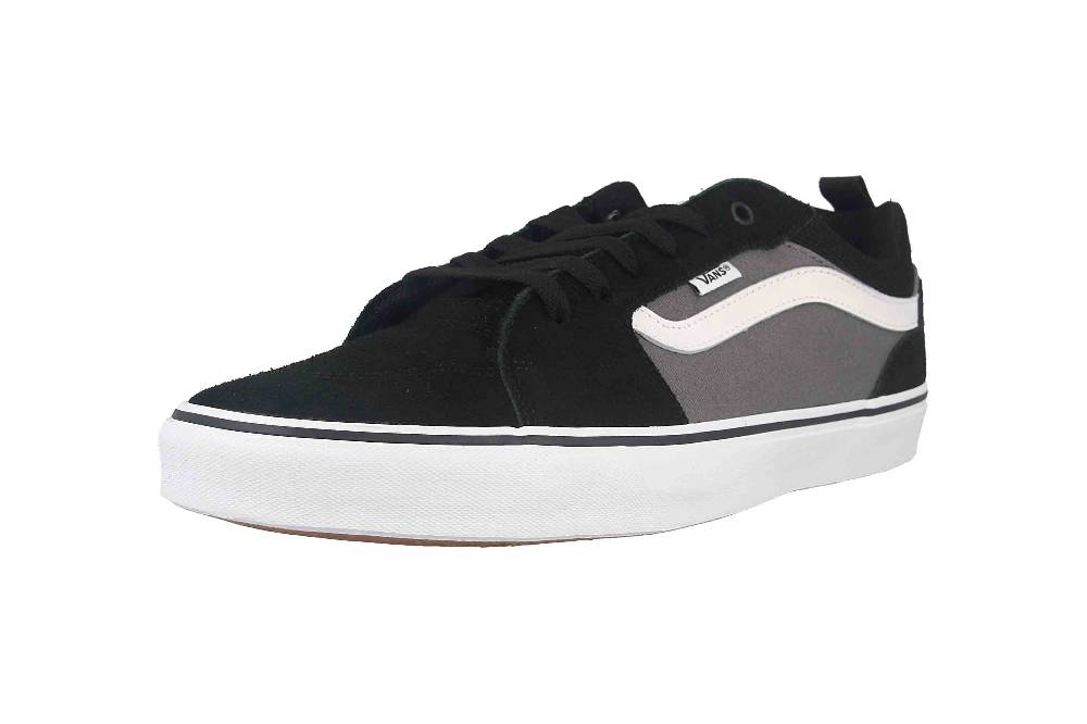 VANS MN Filmore SUEDE/CANVAS (SUEDE CANVAS) BLACK/PEWT Sneaker in Übergrößen Mehrfarbig VN0A3MTJT2J1 große Herrenschuhe Jubiläumsangebot