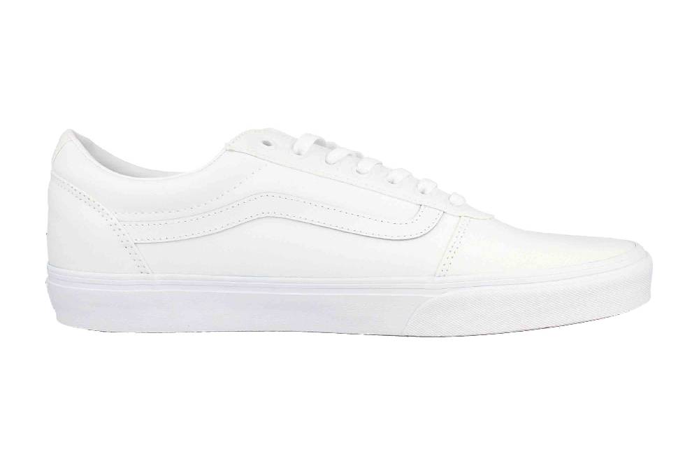 VANS MN Ward CANVAS (Canvas) white/white Sneaker in Übergrößen Weiß VN0A38DM7HN1 große Herrenschuhe Lagerräumung