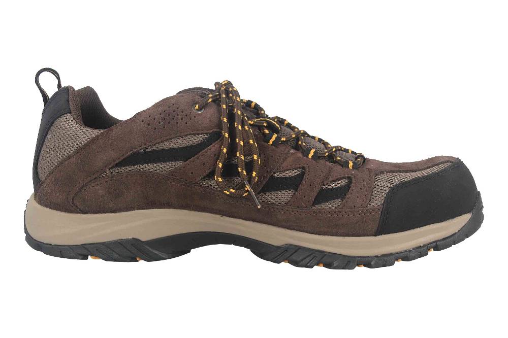 Columbia CRESTWOOD™ WP Trekkingschuhe in Übergrößen Braun BM 5372-255 große Herrenschuhe Heißer Verkauf