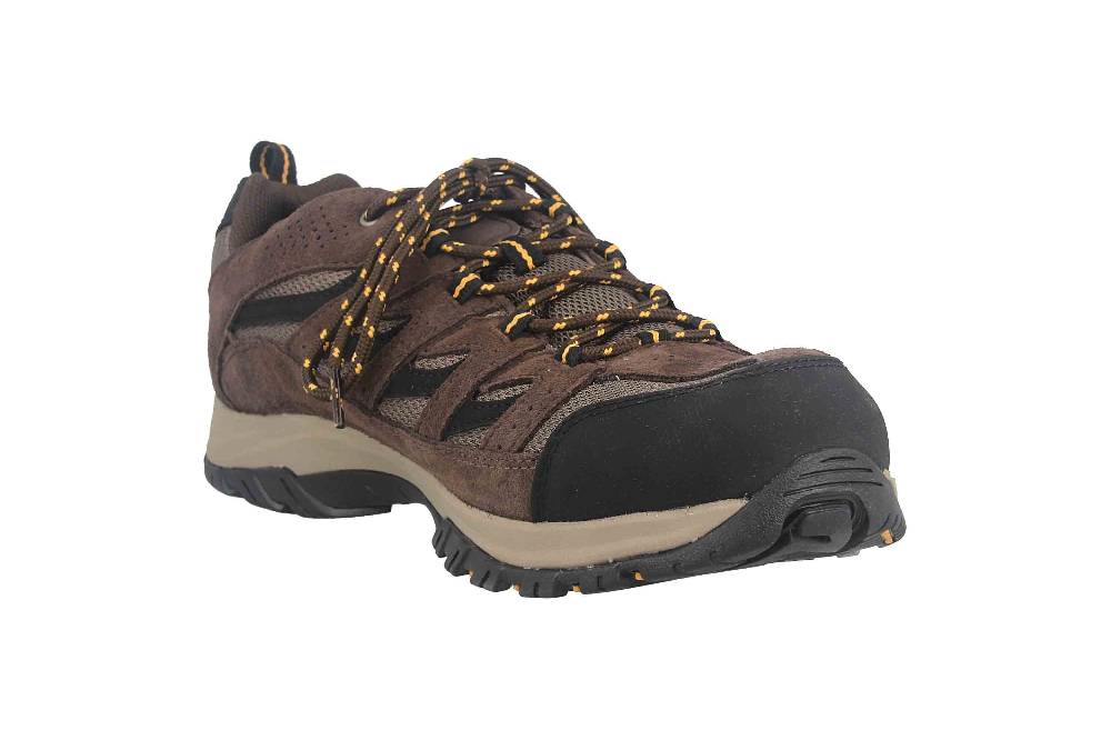 Columbia CRESTWOOD™ WP Trekkingschuhe in Übergrößen Braun BM 5372-255 große Herrenschuhe Heißer Verkauf