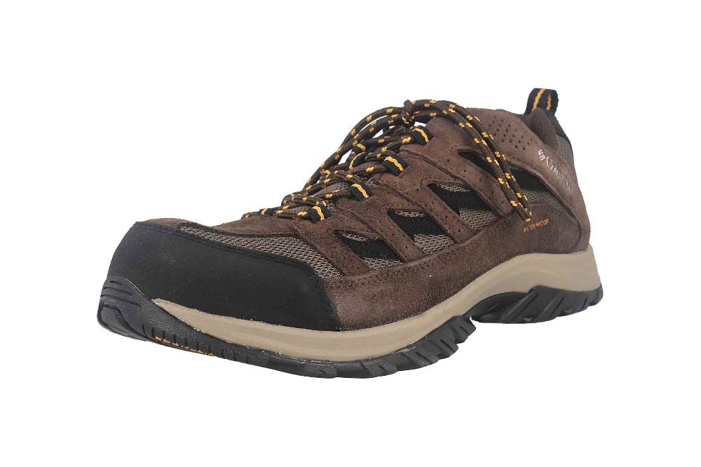 Columbia CRESTWOOD™ WP Trekkingschuhe in Übergrößen Braun BM 5372-255 große Herrenschuhe Heißer Verkauf