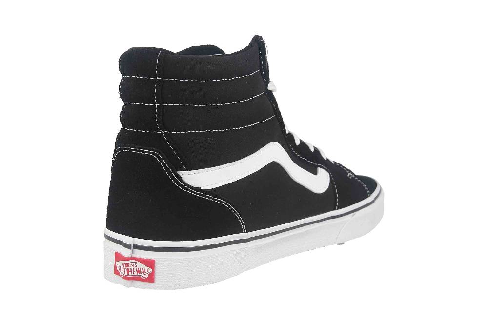 VANS MN Filmore Hi (Suede/Canvas) black/white Sneaker in Übergrößen Schwarz VN0A5HZLIJU1 große Herrenschuhe Top Angebot