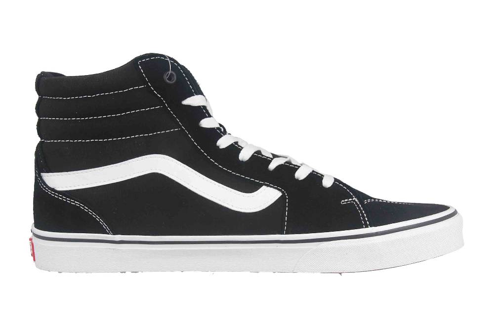 VANS MN Filmore Hi (Suede/Canvas) black/white Sneaker in Übergrößen Schwarz VN0A5HZLIJU1 große Herrenschuhe Top Angebot