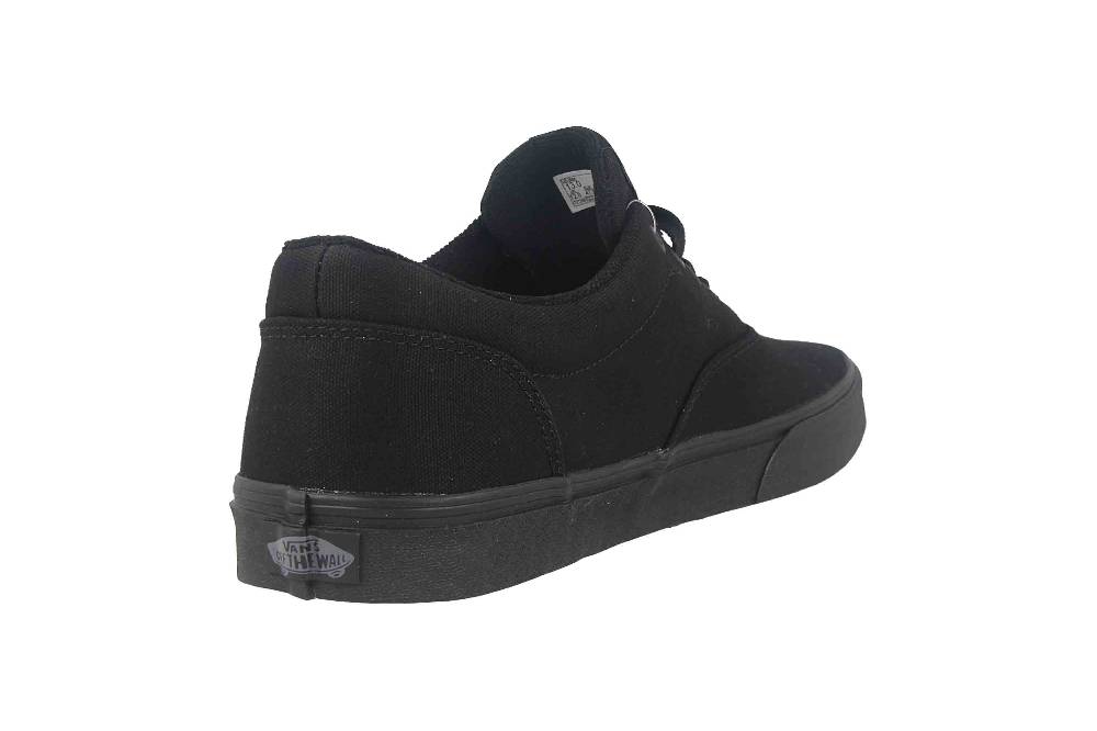 VANS MN Doheny (Canvas) Black/Black Sneaker in Übergrößen Schwarz VN0A3MTF1861 große Herrenschuhe Neueste Mode
