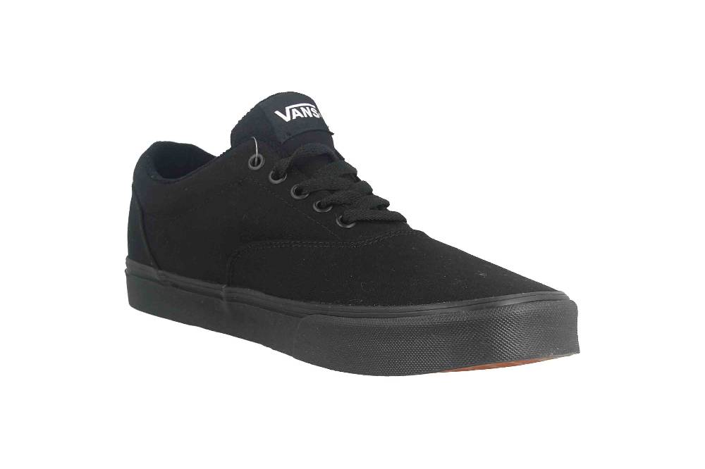 VANS MN Doheny (Canvas) Black/Black Sneaker in Übergrößen Schwarz VN0A3MTF1861 große Herrenschuhe Neueste Mode