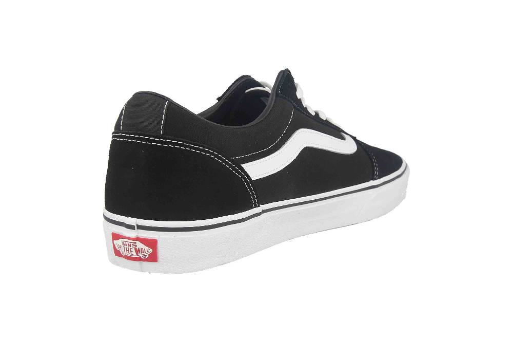 VANS MN WARD (Suede Canvas) Sneaker in Übergrößen Schwarz VN0A36EMC4R1 große Herrenschuhe Blitzangebot
