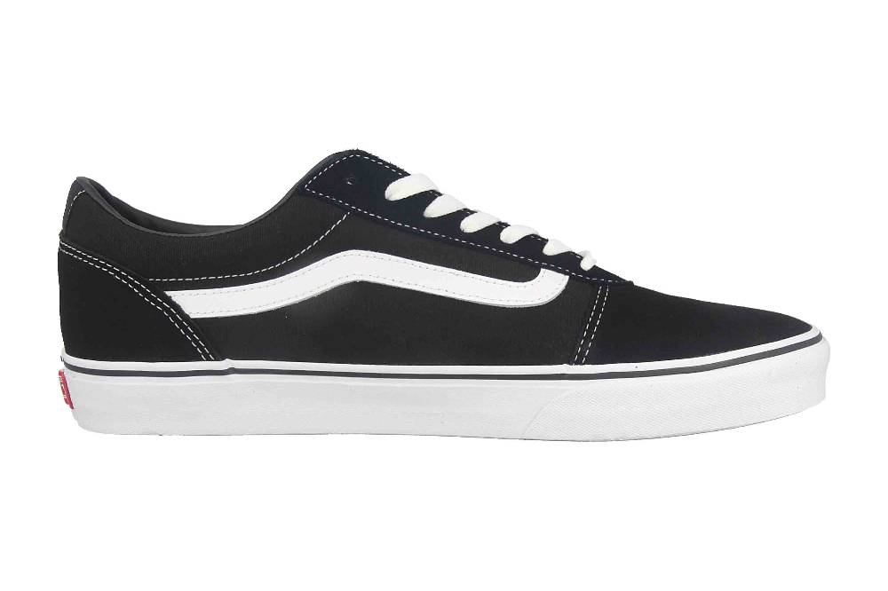 VANS MN WARD (Suede Canvas) Sneaker in Übergrößen Schwarz VN0A36EMC4R1 große Herrenschuhe Blitzangebot