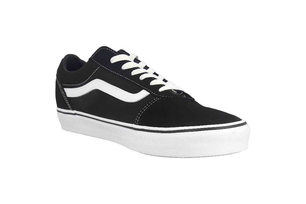 VANS MN WARD (Suede Canvas) Sneaker in Übergrößen Schwarz VN0A36EMC4R1 große Herrenschuhe Blitzangebot