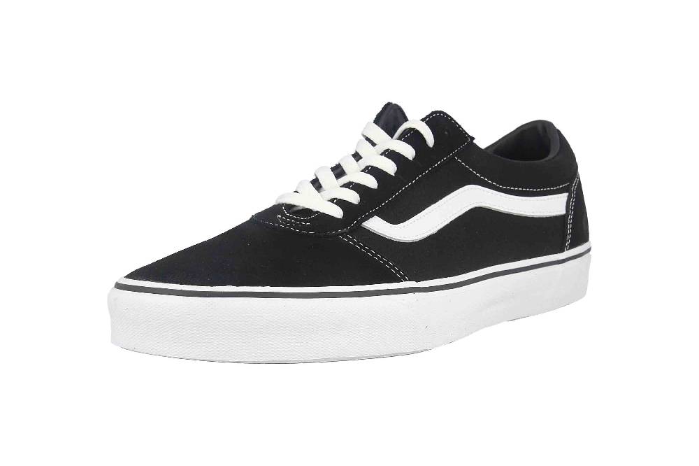 VANS MN WARD (Suede Canvas) Sneaker in Übergrößen Schwarz VN0A36EMC4R1 große Herrenschuhe Blitzangebot