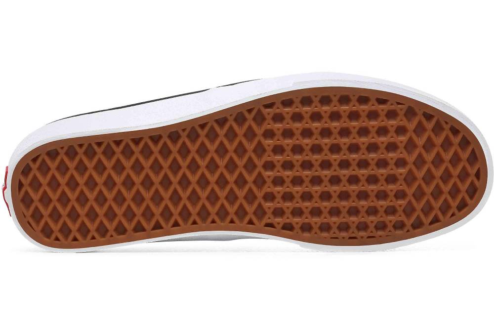 VANS MN Asher (Canvas)Blk/Wht Sneaker in Übergrößen Schwarz VN000SEQ1871 große Herrenschuhe Kauf eins, bekomm eins gratis