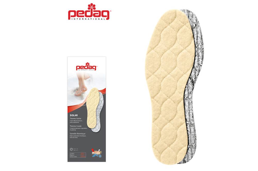 pedag - SOLAR - Extrem wärmende Einlegesohle Letzte 2 Tage