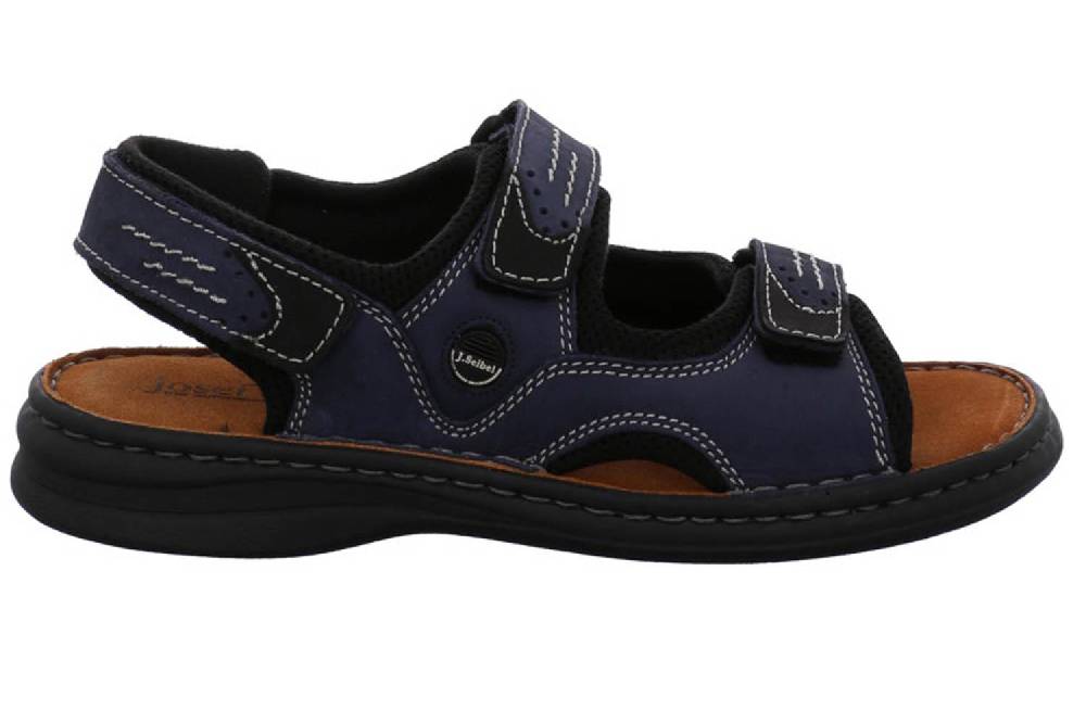 Josef Seibel Sandalen in Übergrößen Blau 10236 11 582 große Herrenschuhe Fabrikpreis