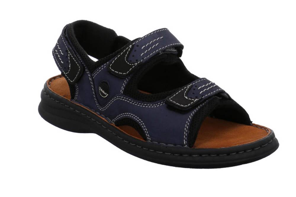 Josef Seibel Sandalen in Übergrößen Blau 10236 11 582 große Herrenschuhe Fabrikpreis