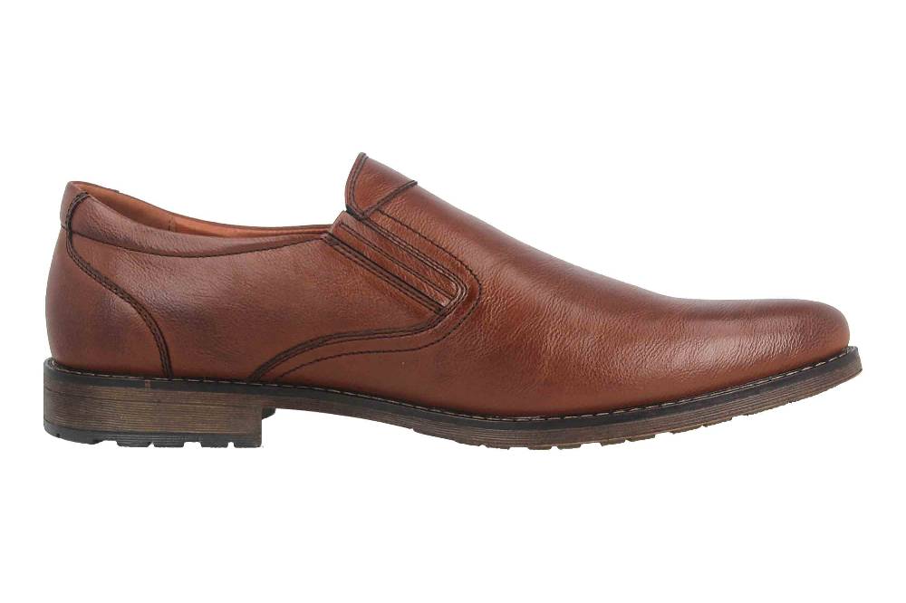 Mavins Slipper in Übergrößen Braun 3HH0181801 3300 Cognac PU große Herrenschuhe Versandkostenfrei