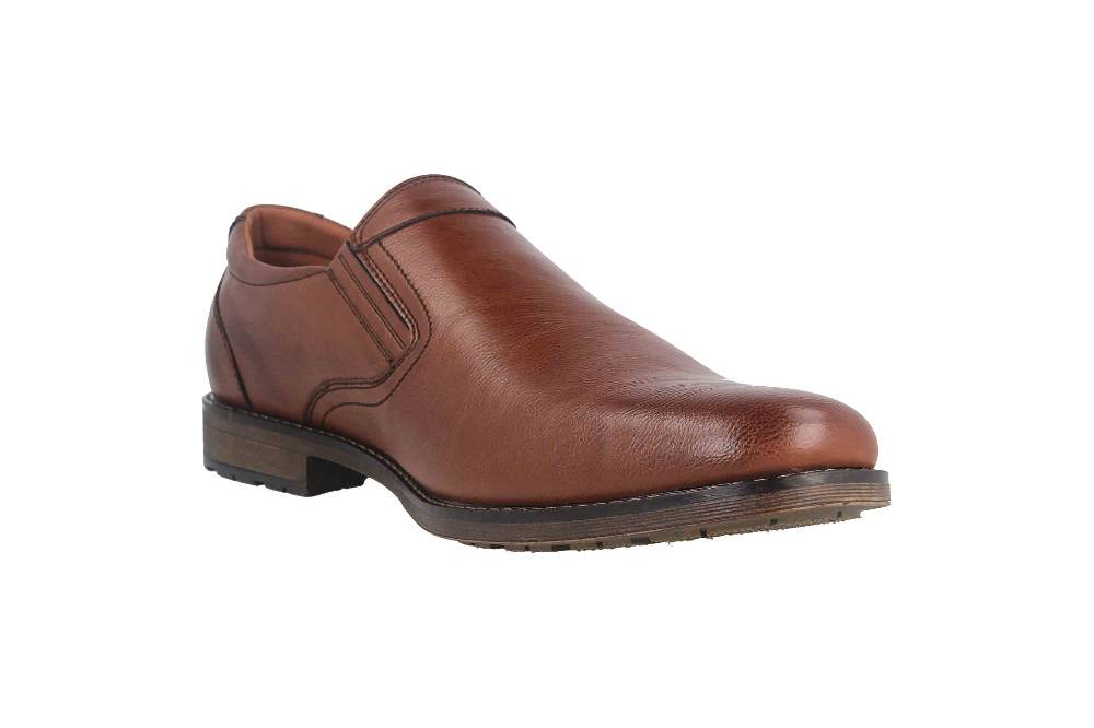 Mavins Slipper in Übergrößen Braun 3HH0181801 3300 Cognac PU große Herrenschuhe Versandkostenfrei