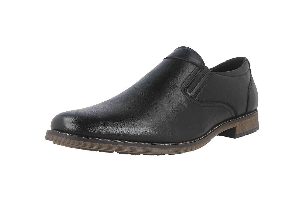 Mavins Slipper in Übergrößen Braun 3HH0181801 3300 Cognac PU große Herrenschuhe Großer Ausverkauf