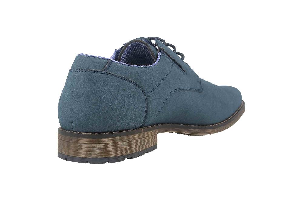 Mavins Halbschuhe in Übergrößen Blau 3HH0180302 4100 Navy PU Nubuck große Herrenschuhe Flash Sale