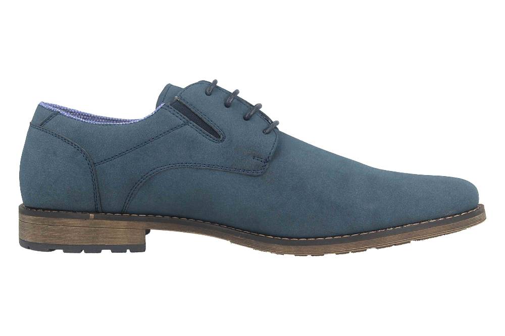 Mavins Halbschuhe in Übergrößen Blau 3HH0180302 4100 Navy PU Nubuck große Herrenschuhe Flash Sale