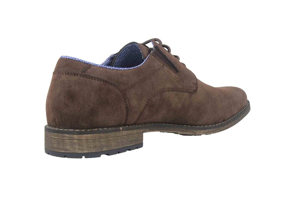 Mavins Halbschuhe in Übergrößen Braun 3HH0180302 3500 D.Brown PU Nubuck große Herrenschuhe Online Shopping
