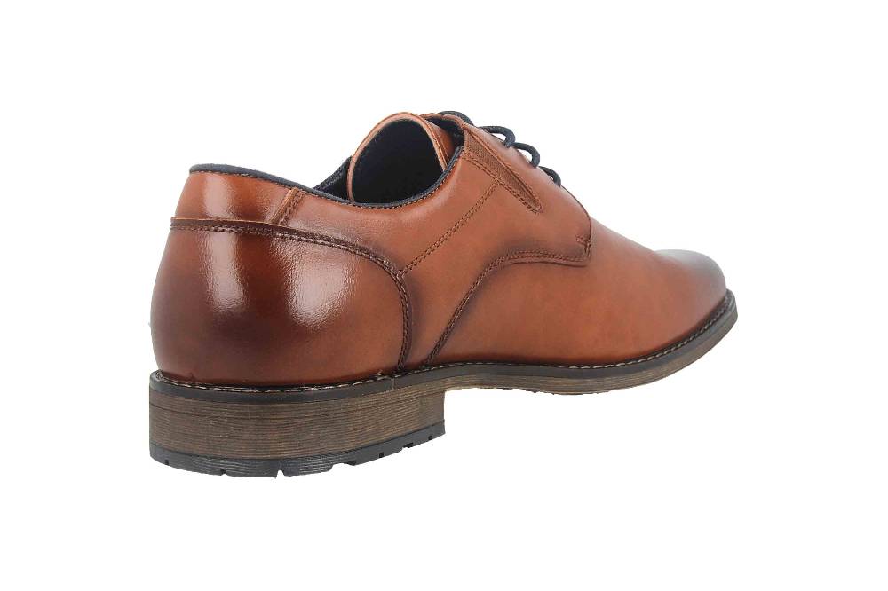 Mavins Halbschuhe in Übergrößen Braun 3HH0180301 3300 Cognac PU große Herrenschuhe Preisnachlass