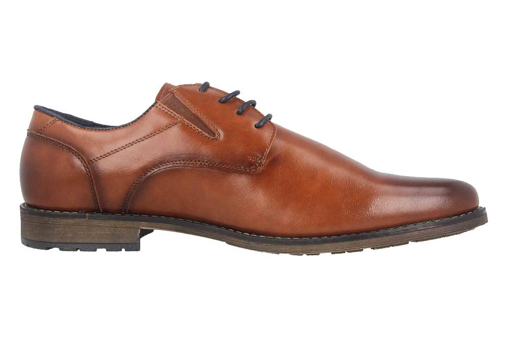 Mavins Halbschuhe in Übergrößen Braun 3HH0180301 3300 Cognac PU große Herrenschuhe Preisnachlass