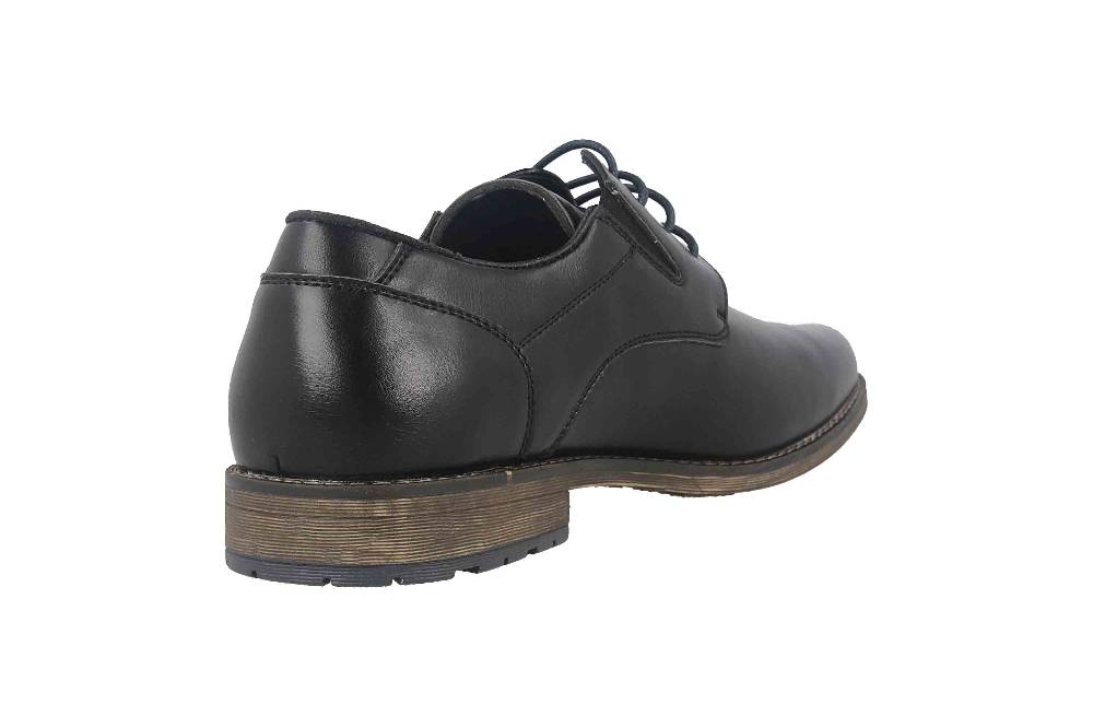 Mavins Halbschuhe in Übergrößen Schwarz 3HH0180301 2100 Black PU große Herrenschuhe Saisonschlussverkauf