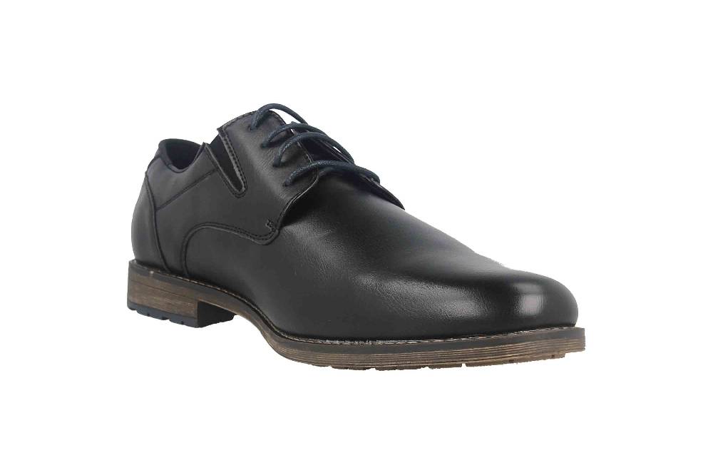 Mavins Halbschuhe in Übergrößen Schwarz 3HH0180301 2100 Black PU große Herrenschuhe Saisonschlussverkauf