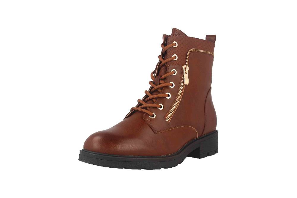 Fitters Footwear Stiefeletten in Übergrößen Braun 2237233 Perunscha Brandy große Damenschuhe Nur für heute