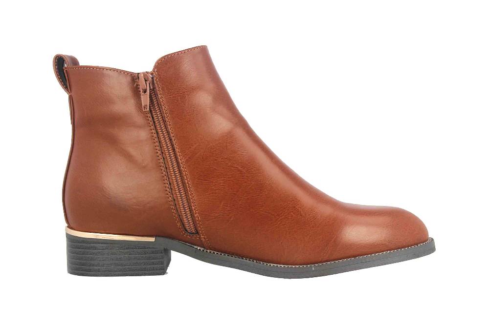 Fitters Footwear Stiefeletten in Übergrößen Braun 2232637 Paula Brandy große Damenschuhe Sonderangebot der Fabrik