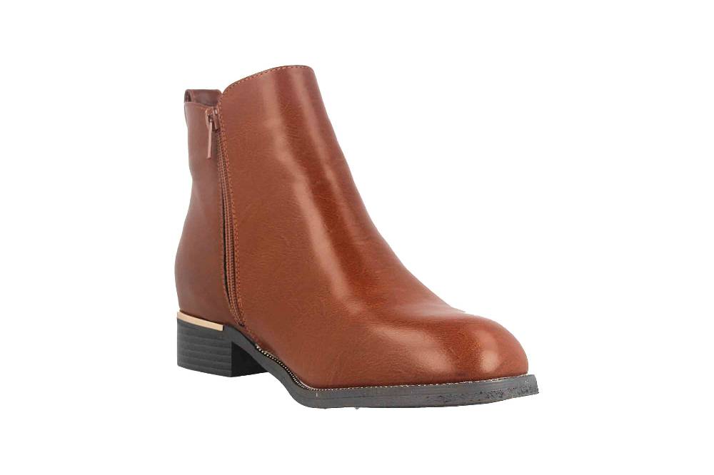 Fitters Footwear Stiefeletten in Übergrößen Braun 2232637 Paula Brandy große Damenschuhe Sonderangebot der Fabrik