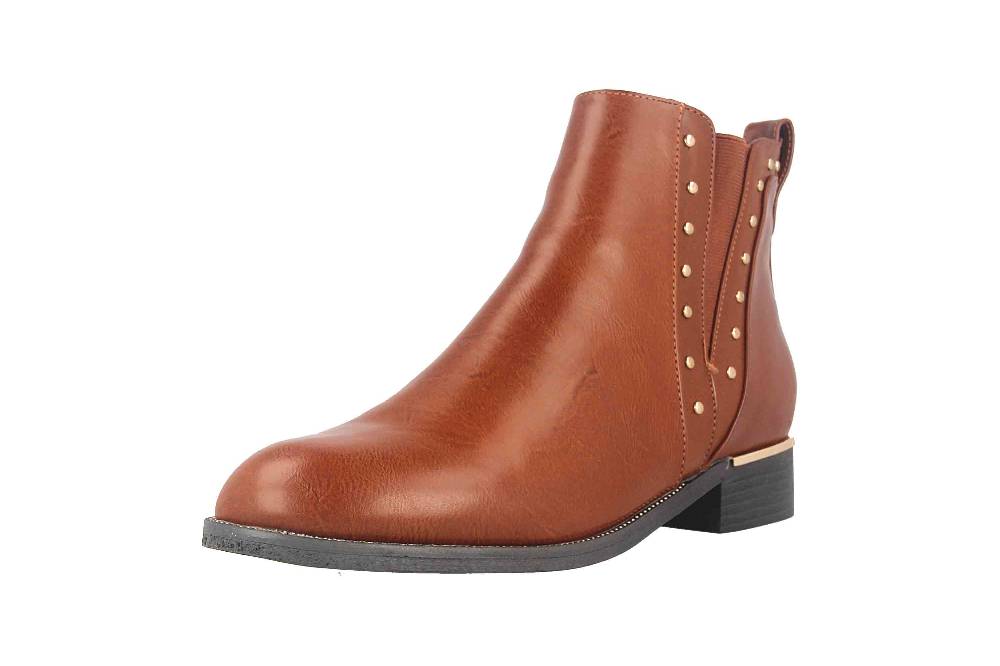 Fitters Footwear Stiefeletten in Übergrößen Braun 2232637 Paula Brandy große Damenschuhe Sonderangebot der Fabrik