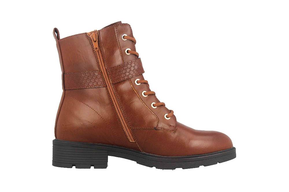 Fitters Footwear Stiefeletten in Übergrößen Braun 2237231 Amalia Brandy große Damenschuhe Bis zu 55% Rabatt