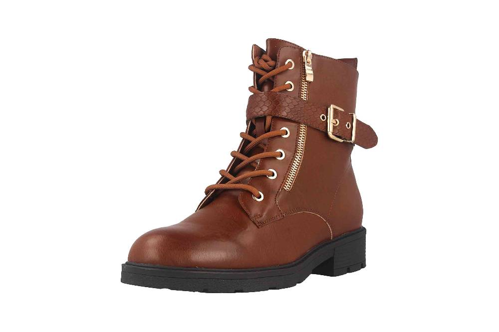 Fitters Footwear Stiefeletten in Übergrößen Braun 2237231 Amalia Brandy große Damenschuhe Bis zu 55% Rabatt