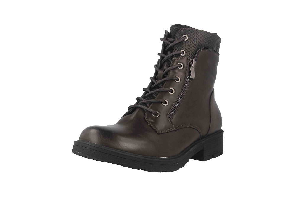 Fitters Footwear Stiefeletten in Übergrößen Grau 2237233 Perunscha grey große Damenschuhe Riesige Rabatte