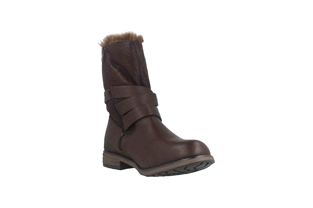 Fitters Footwear Kata Stiefeletten in Übergrößen Braun 2AA0210203 Cognac große Damenschuhe 50% Rabatt mit kostenlosem Versand