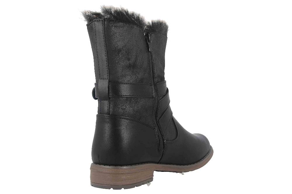 Fitters Footwear Stiefeletten in Übergrößen Schwarz 2374202 Nicole Black große Damenschuhe Clearance-Verkauf