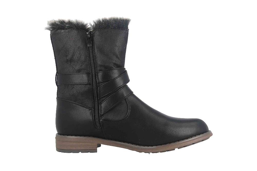 Fitters Footwear Stiefeletten in Übergrößen Schwarz 2374202 Nicole Black große Damenschuhe Clearance-Verkauf