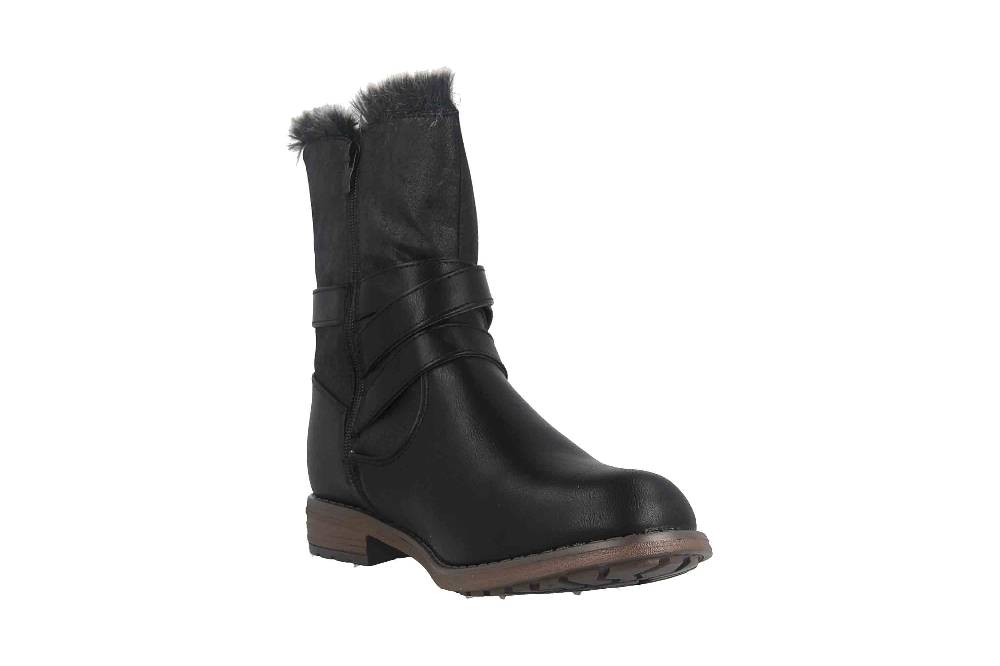 Fitters Footwear Stiefeletten in Übergrößen Schwarz 2374202 Nicole Black große Damenschuhe Clearance-Verkauf