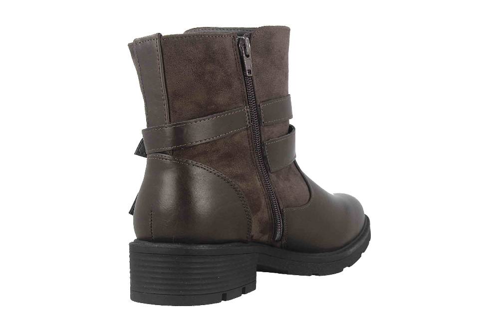 Fitters Footwear Stiefeletten in Übergrößen Grau 2237218 Laia Grey große Damenschuhe Fabrikladen