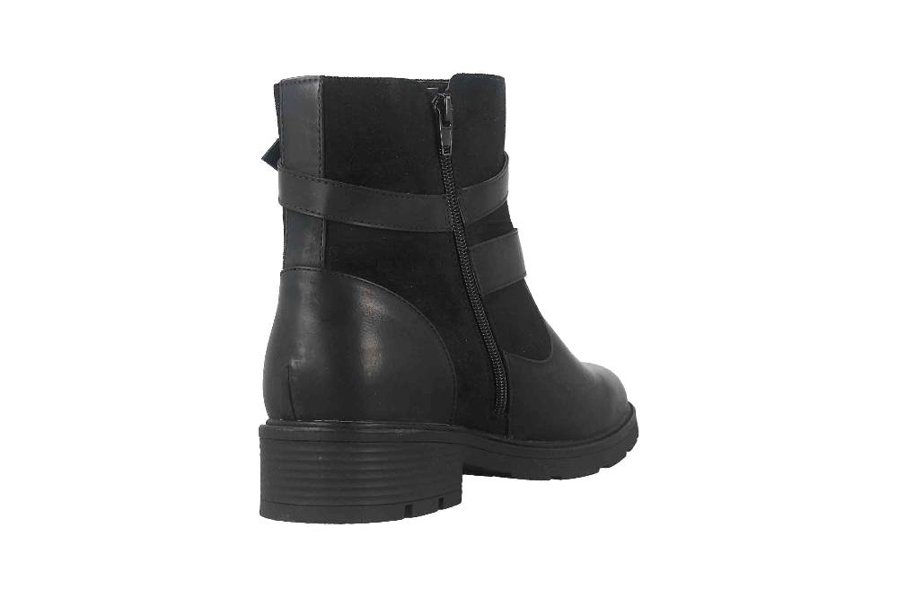 Fitters Footwear Stiefeletten in Übergrößen Schwarz 2237218 Laia Black große Damenschuhe Begrenzt auf 3 Tage